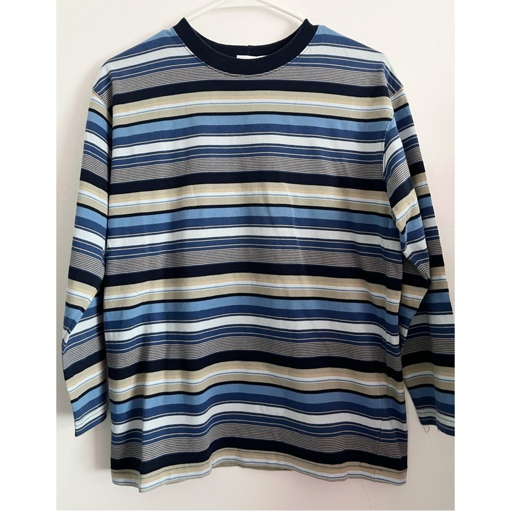 Talbots Kids • Blue Striped Long Sleeve Shirt